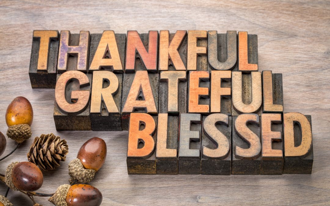thankful, grateful, blessed