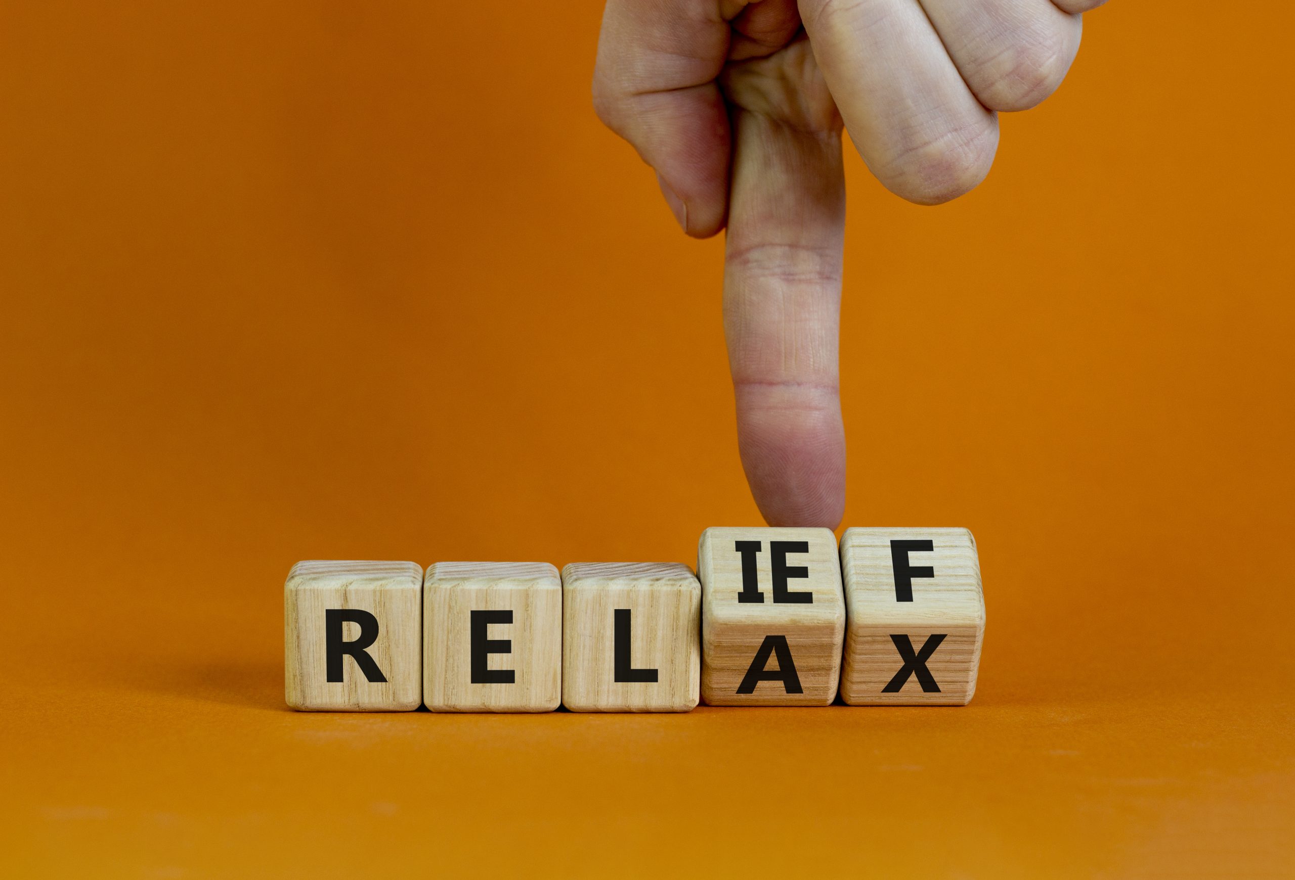 Relief and relax symbol