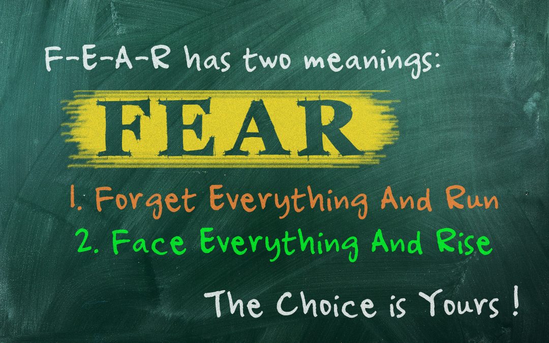 Eliminate Fear to Reduce Anxiety